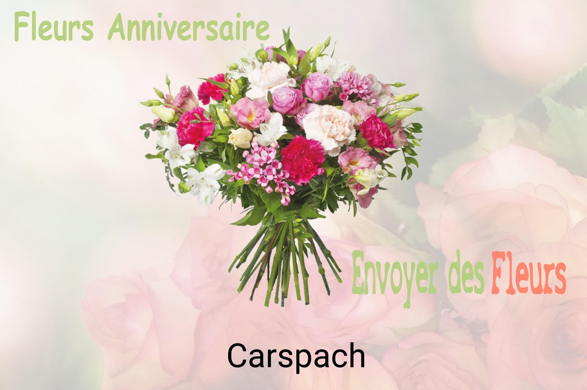 Bouquet de fleurs d’anniversaire livré à Carspach