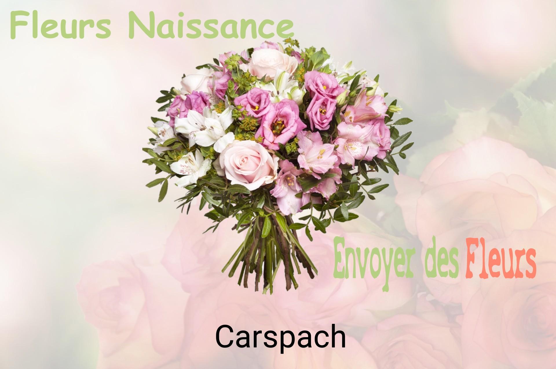 Bouquet de fleurs de naissance livré à Carspach